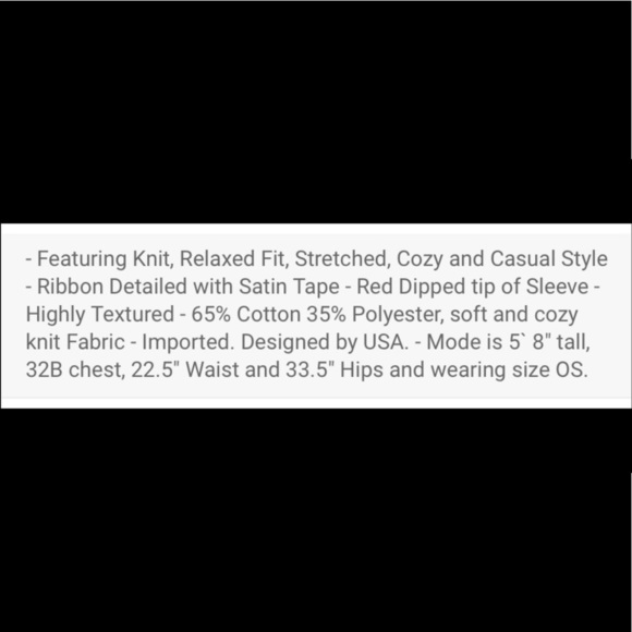 Ribbed Sweater Dipped in Red - Picture 7 of 8